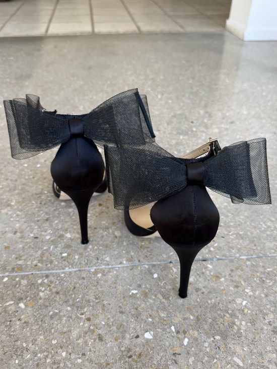 Jessica Simpson Phindies Bow Ankle-Strap Pumps Size 8.5 - Picture 2 of 4